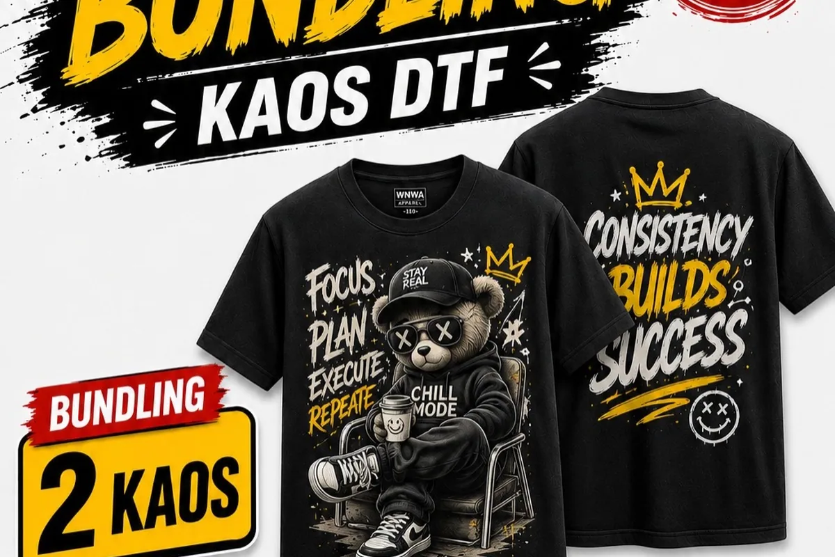 Kaos Study Tour Sekolah: Panduan Desain, Bahan, Ukuran, dan Estimasi Harga 2026