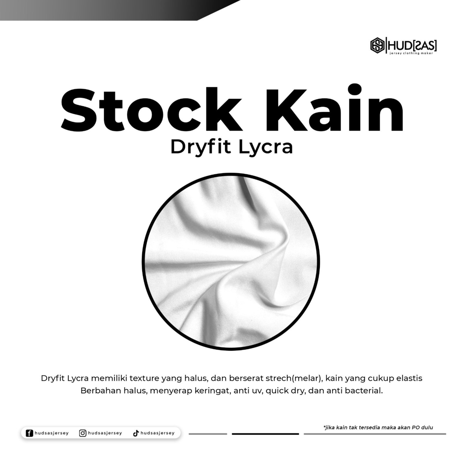 Bahan Premium Dryfit